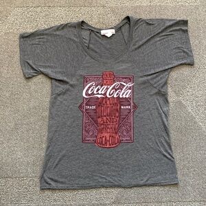 NWOT Coca-Cola Gray Tee Shirt